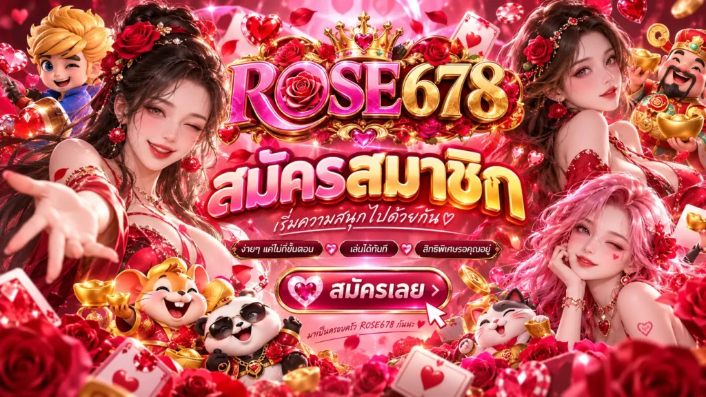สมัครสมาชิก ROSE678
